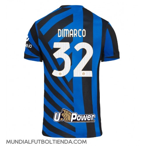 Camiseta Inter Milan Federico Dimarco #32 Primera Equipación Replica 2024-25 mangas cortas